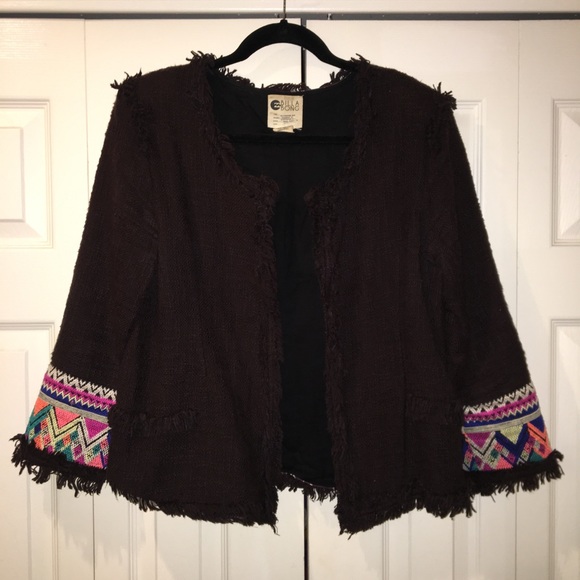 [Billabong] Lou Lou Jacket- embroidered, cropped - Picture 4 of 8